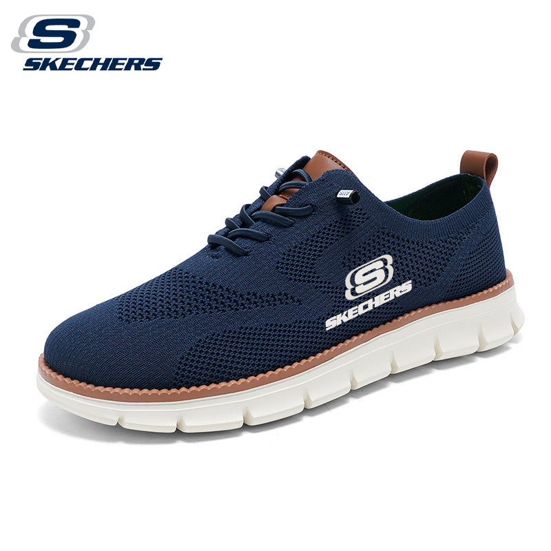Új Skechers könnyű, fűzős mokaszinok, lezserek, lélegzőek és repülők