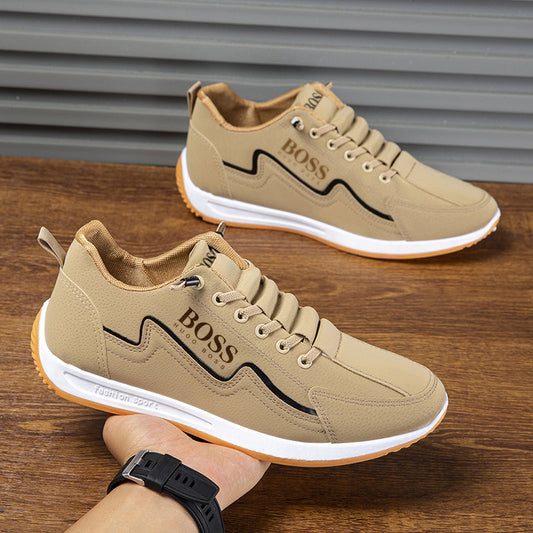 BOSS outono respirável novo casual all-match sapatos casuais antiderrapantes