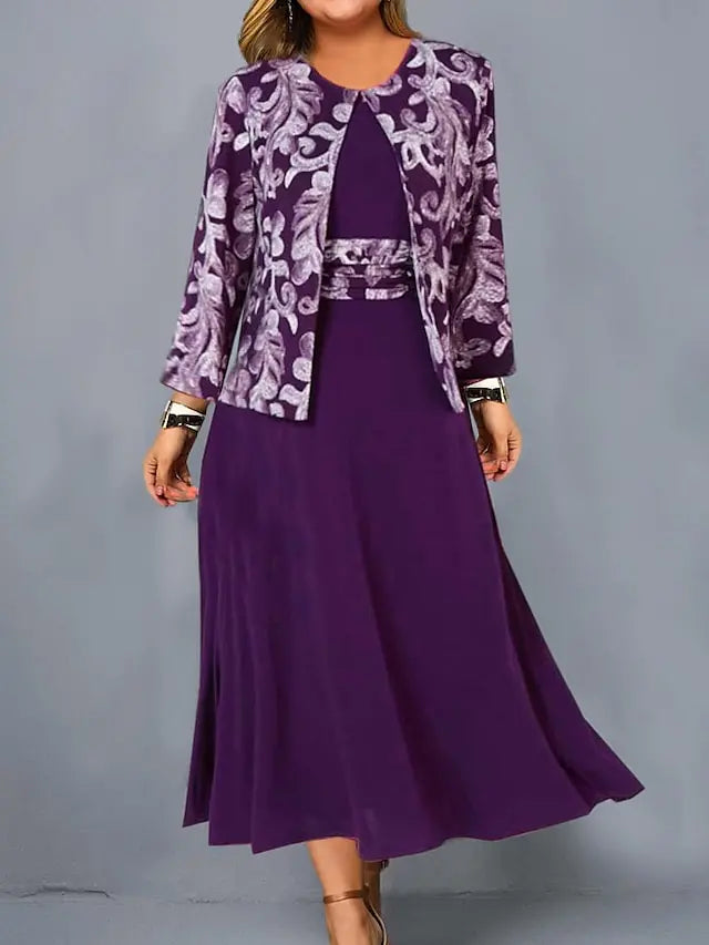 🥰💗Novo vestido estampado sem mangas jaqueta recortada roupa casual fashion