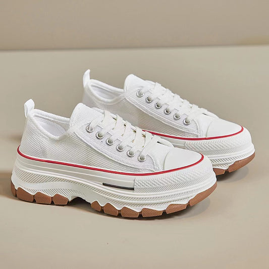 2023-AS NŐI LÉLEGZŐ VÁSZONCIPŐ VASTAG TALPVAL