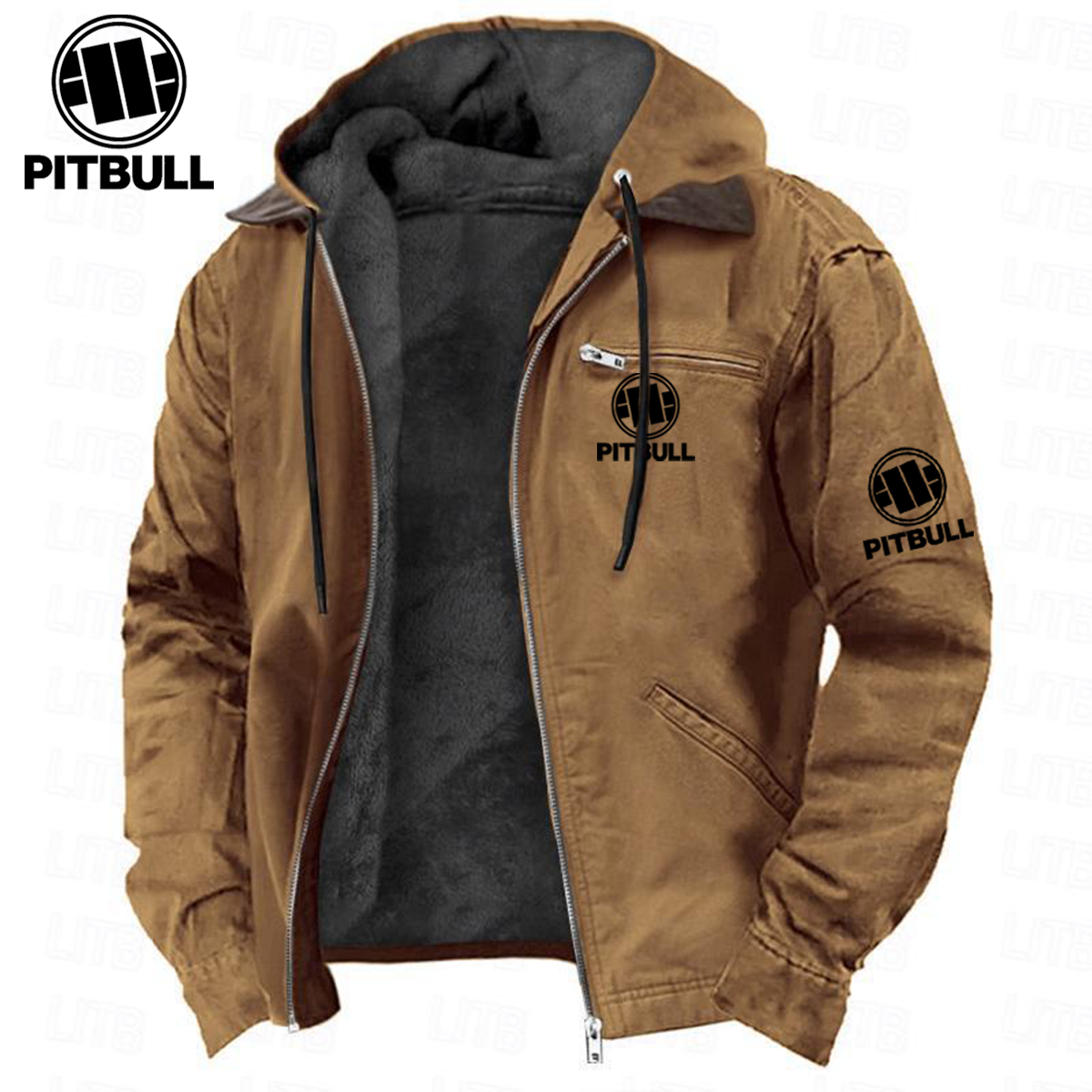 Kurtka jesienna PITBULL® z zamkiem błyskawicznym i podszewką z polaru