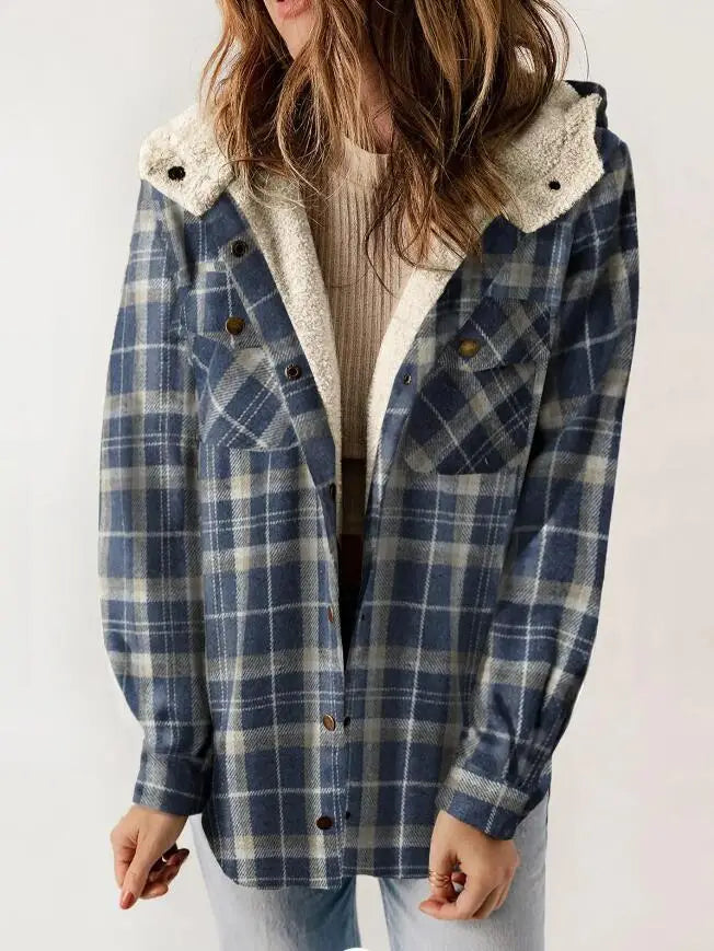 Kockás patchwork jumper