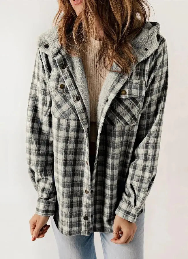 Kockás patchwork jumper