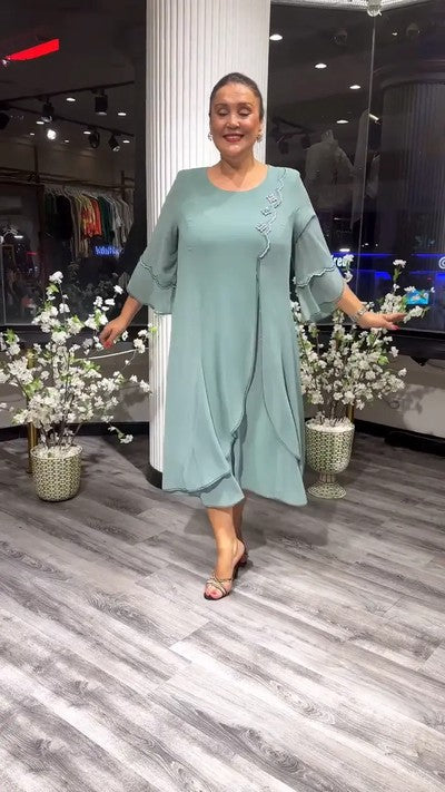 【S-5XL】❤️2024-es új, kiváló minőségű sifon ruha