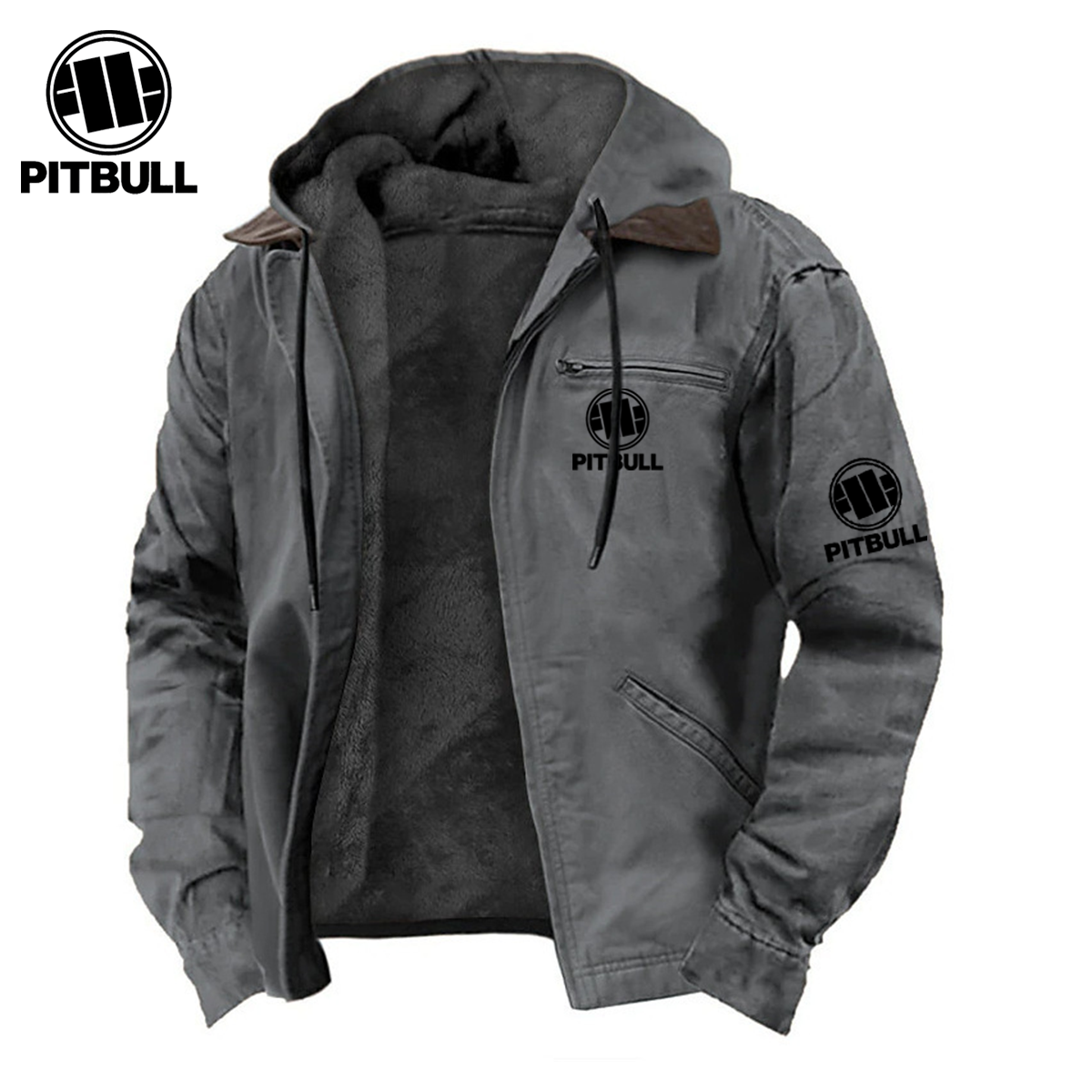Kurtka jesienna PITBULL® z zamkiem błyskawicznym i podszewką z polaru