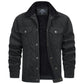 Men's Denim Corduroy Jacket with Wool Lining