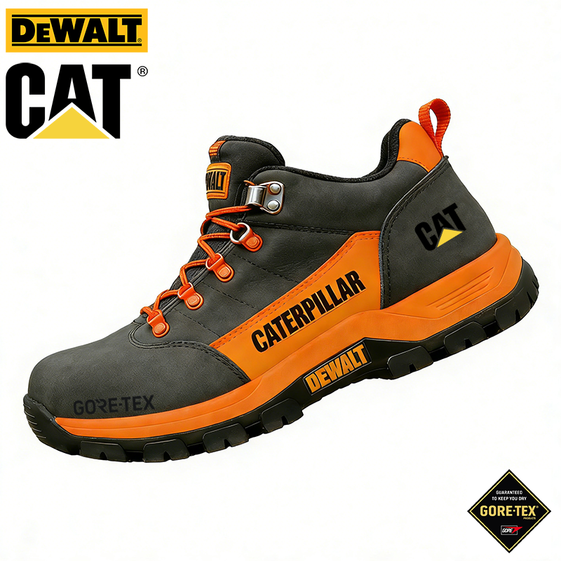 Vízálló és lélegző férfi munka- és túrabakancsok a DEWALT-tól és a CAT®-tól