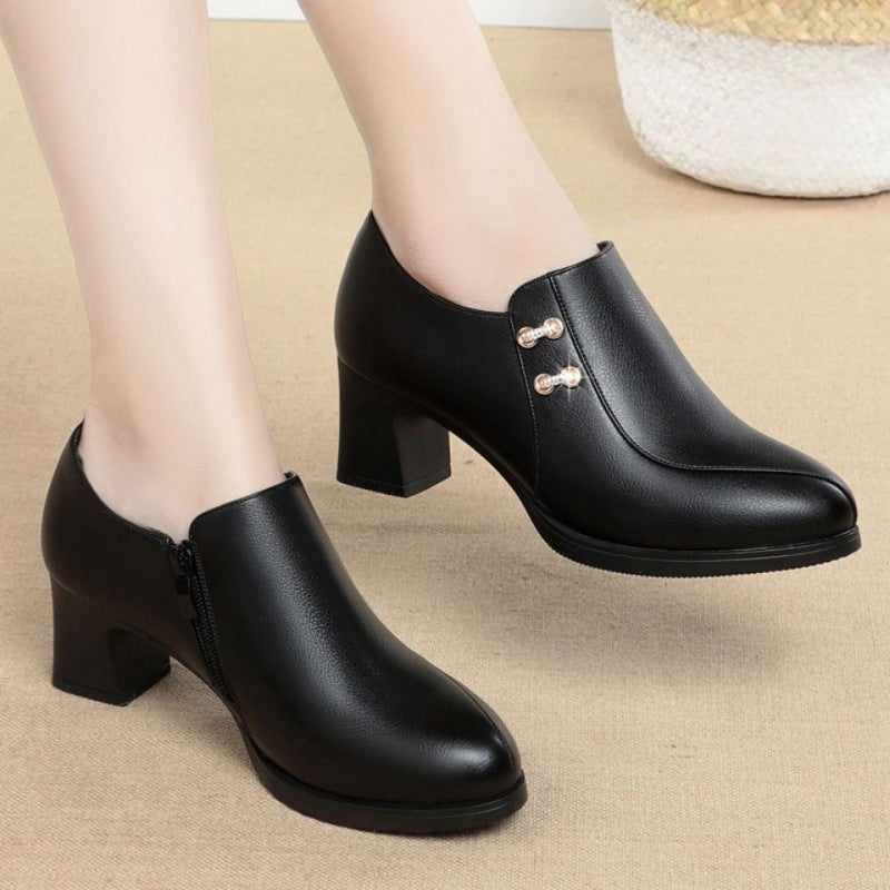 Damskie buty z prawdziwej skóry