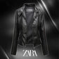 [ZARA] Női bőrkabát (tavasszal, ősszel és nyáron kapható)