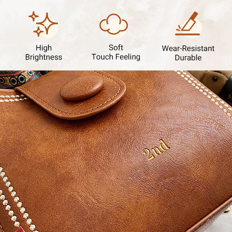 👜Vintage stílusú táska állítható, szélesebb vállpánttal