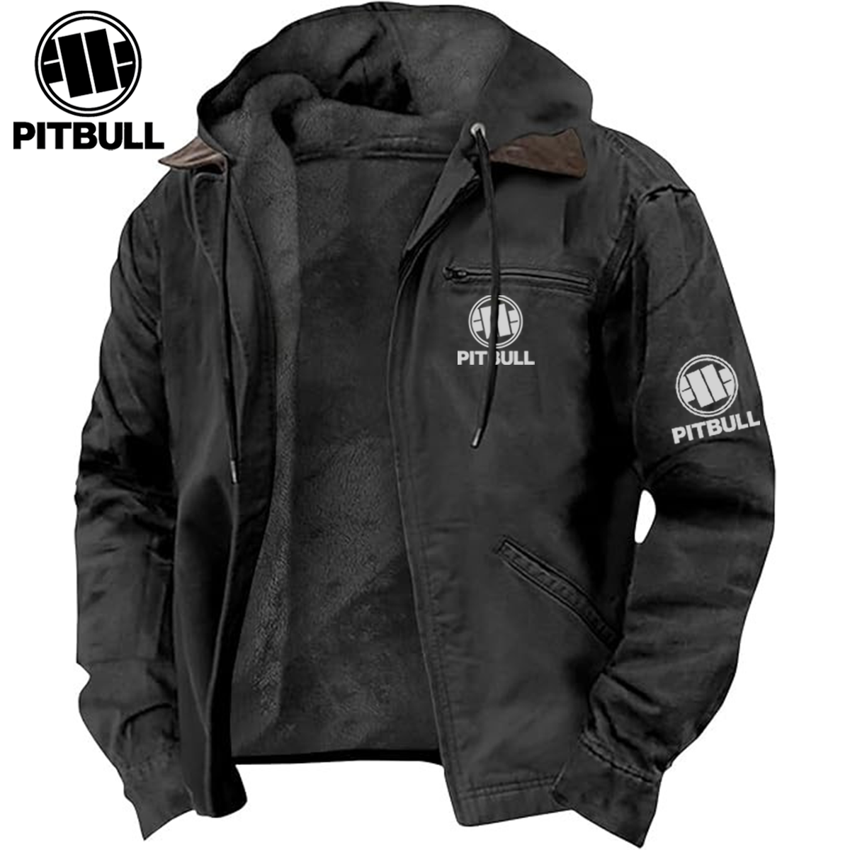 Kurtka jesienna PITBULL® z zamkiem błyskawicznym i podszewką z polaru