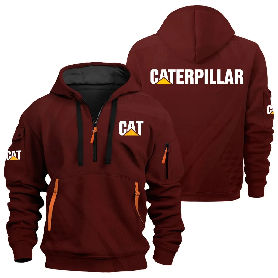 Új férfi GORE-TEX kapucnis pulóver a CAT-től – meleg, vízálló, kültéri, praktikus