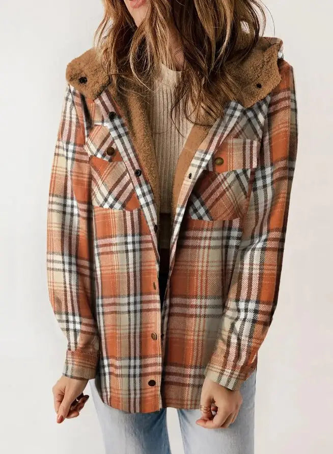 Kockás patchwork jumper