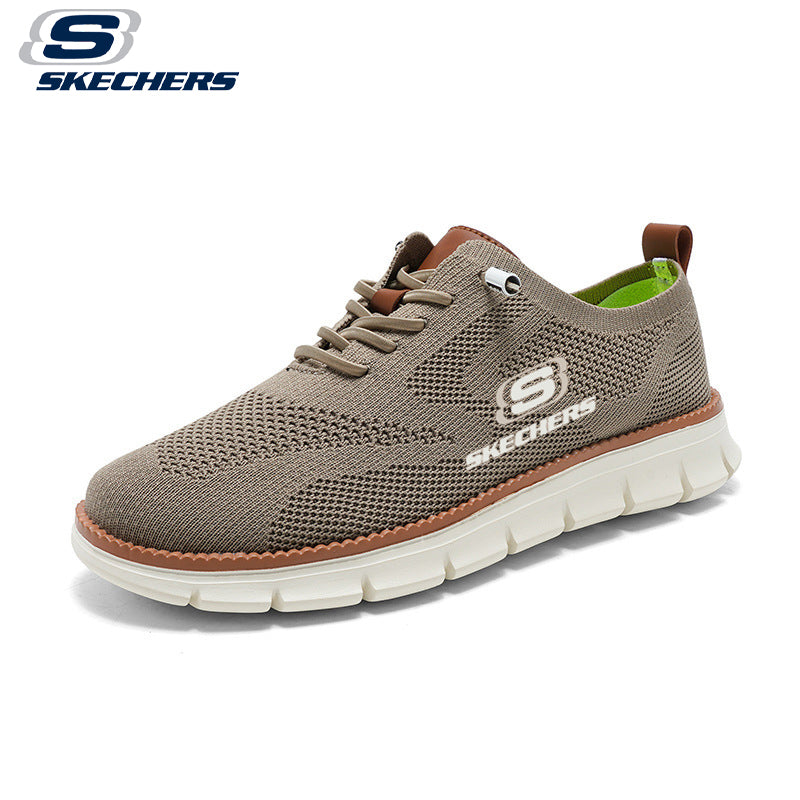 Új Skechers könnyű, fűzős mokaszinok, lezserek, lélegzőek és repülők