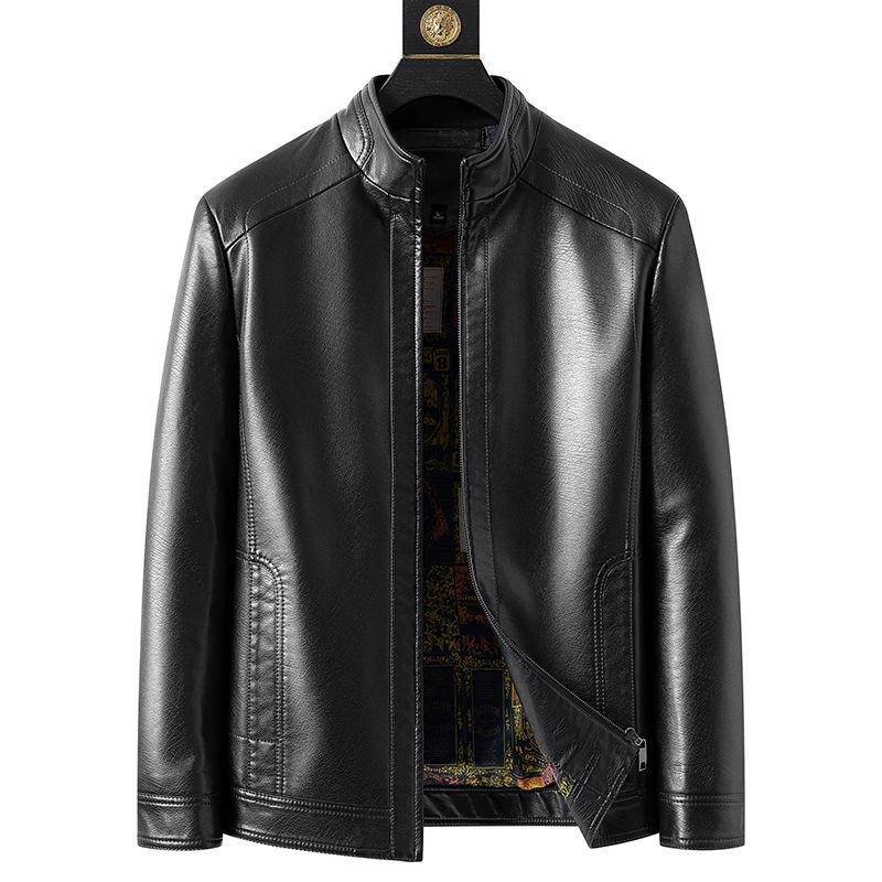 [ZARA] Meleg plüss bélésű bőrkabát férfiaknak!