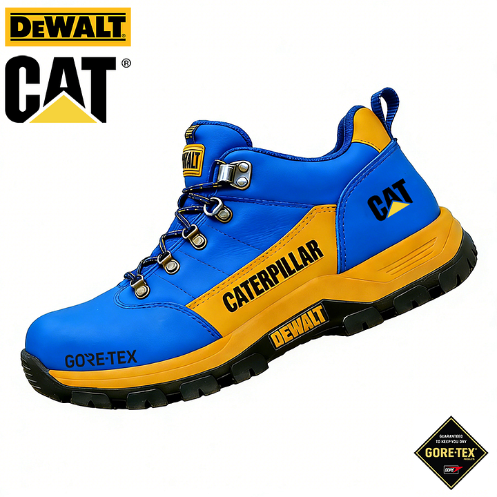 Vízálló és lélegző férfi munka- és túrabakancsok a DEWALT-tól és a CAT®-tól