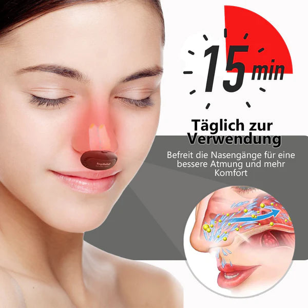 OVEALLGO™ AZONNALI LÉGLEGZŐSÉGI ORRTERÁPIÁS KÉSZÜLÉK VÖRÖS FÉNYEL