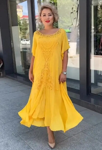 🤩💃[S-5XL] 2024-es új, nagyméretű női bő ruha🤩💃