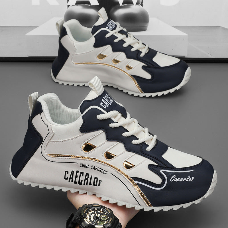 2025 metų nauji vyriški laisvalaikio batai storu padu