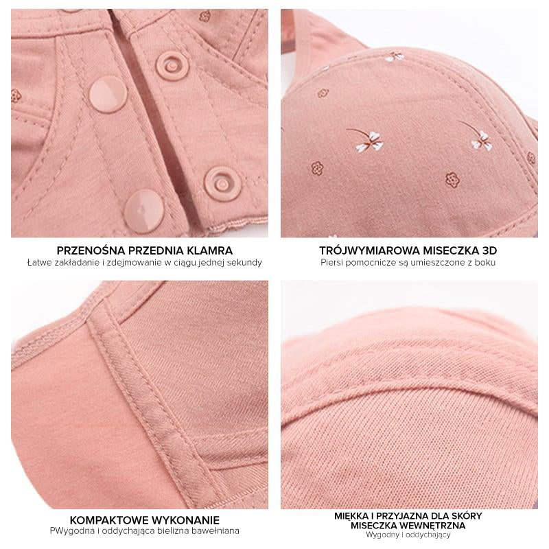 (3 csomag) Senior Design Cotton Front Closure melltartó