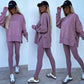 Kényelmes oversize pulóver és leggings szett