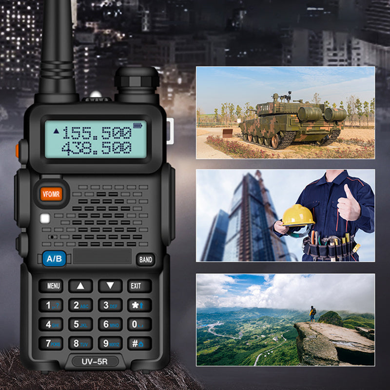 UV-5R HOSSZÚ HASZNÁLATI AMATŐR RÁDIÓ UV5R KÉTsávos, kétirányú rádió