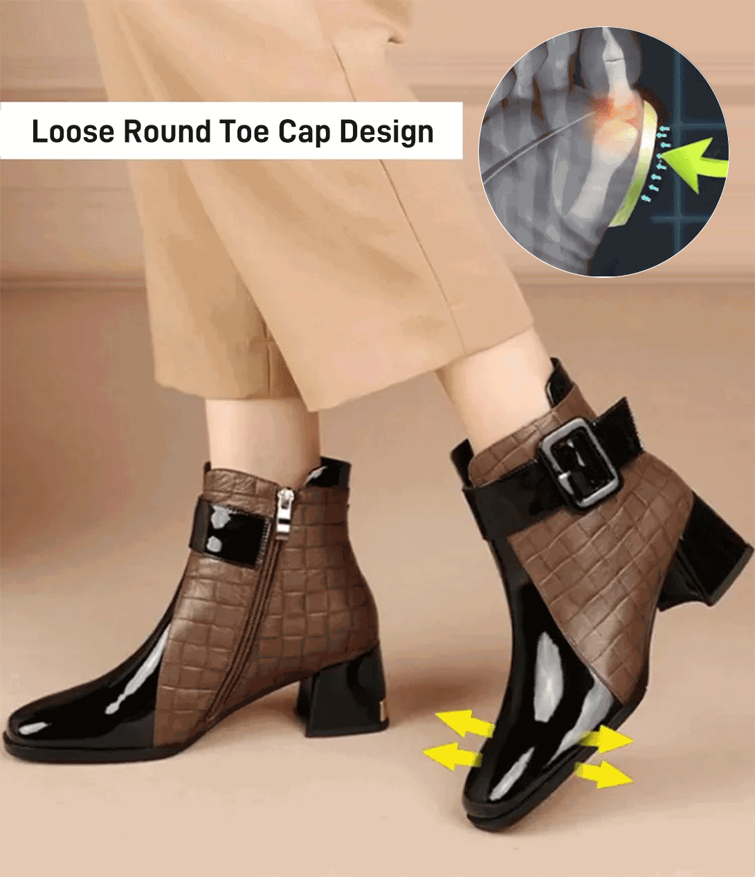 🔥🔥【35-40】✨👢2025 őszi-téli új divat kiváló minőségű, kézzel készített női bőr cipők