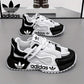 Férfi, könnyű, bőr, divatos adidas cipők, kényelmes és hétköznapi