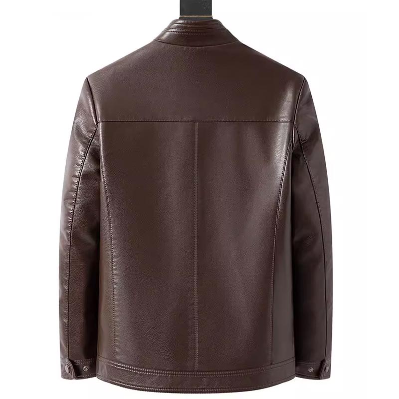 [ZARA] Meleg plüss bélésű bőrkabát férfiaknak!