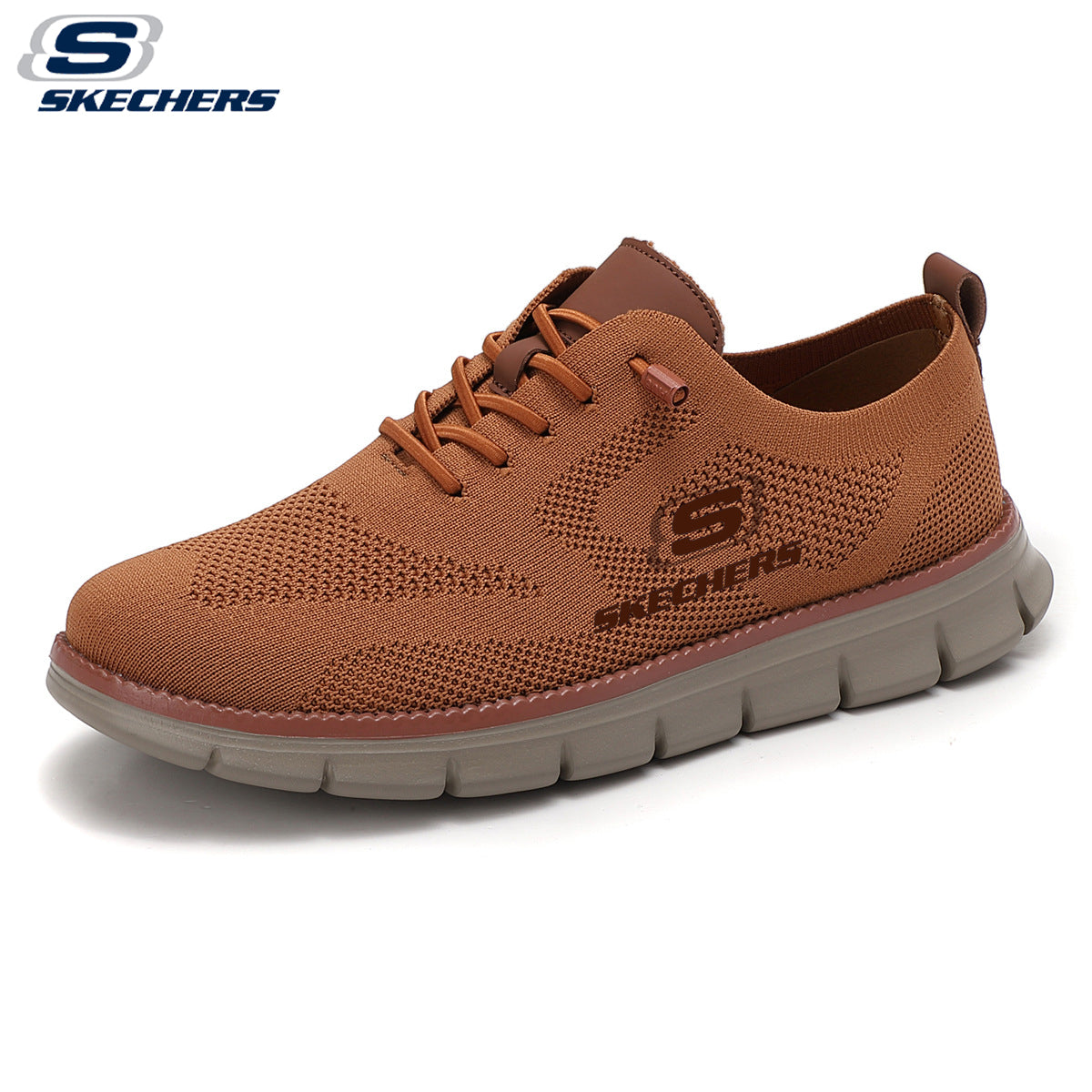 Új Skechers könnyű, fűzős mokaszinok, lezserek, lélegzőek és repülők