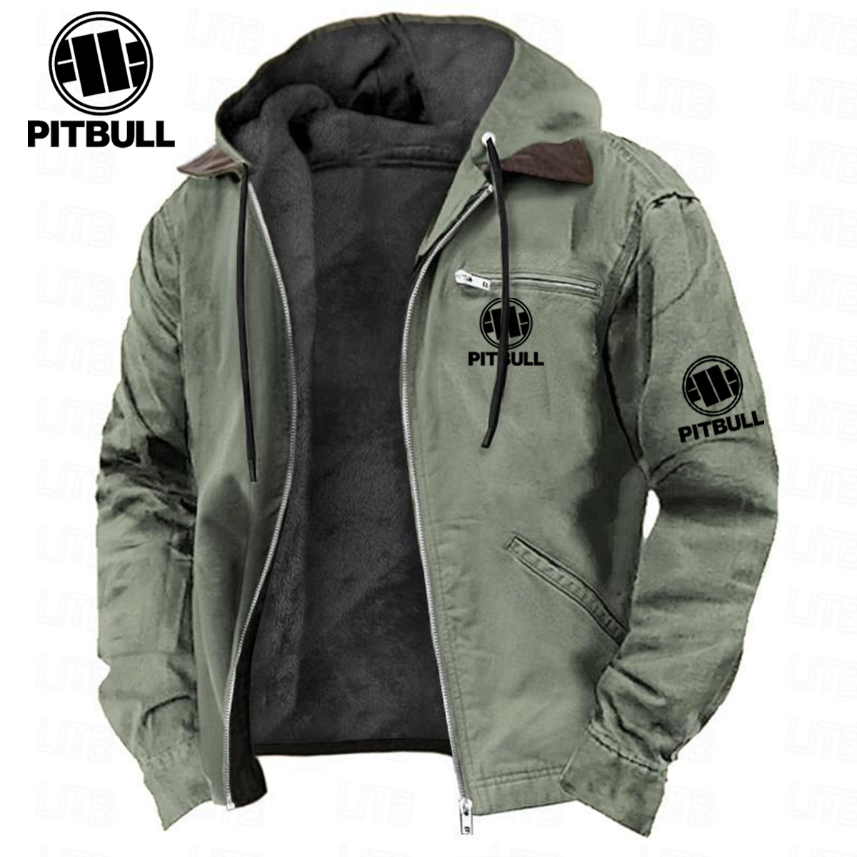 Kurtka jesienna PITBULL® z zamkiem błyskawicznym i podszewką z polaru