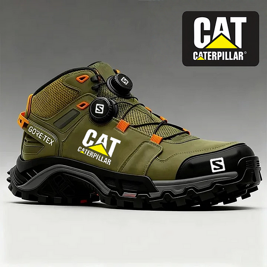 CAT x Salomon Buty Outdoorowe Górskie z Technologią GORE-TEX