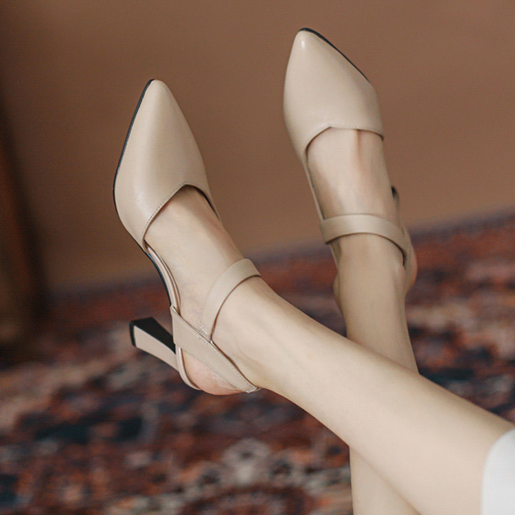 👠🔥🔥【34-42】 2024-es új puha bőr magassarkú