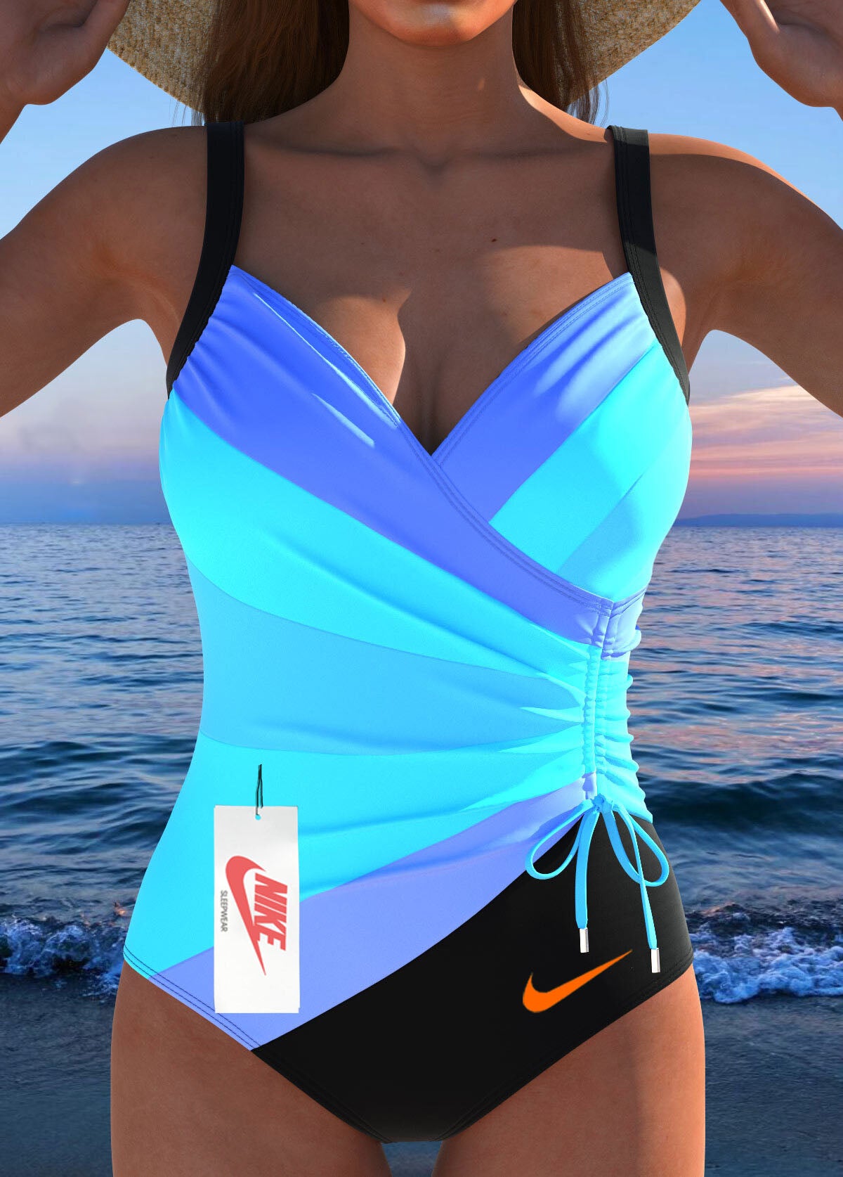Új virágmintás tanga bikini