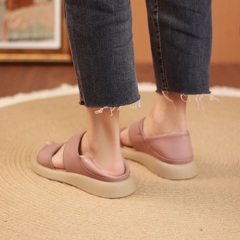 Wearscomfy új, vastagtalpú, stílusos női szandál