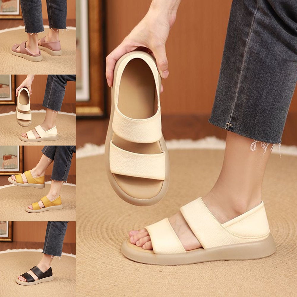 Wearscomfy új, vastagtalpú, stílusos női szandál
