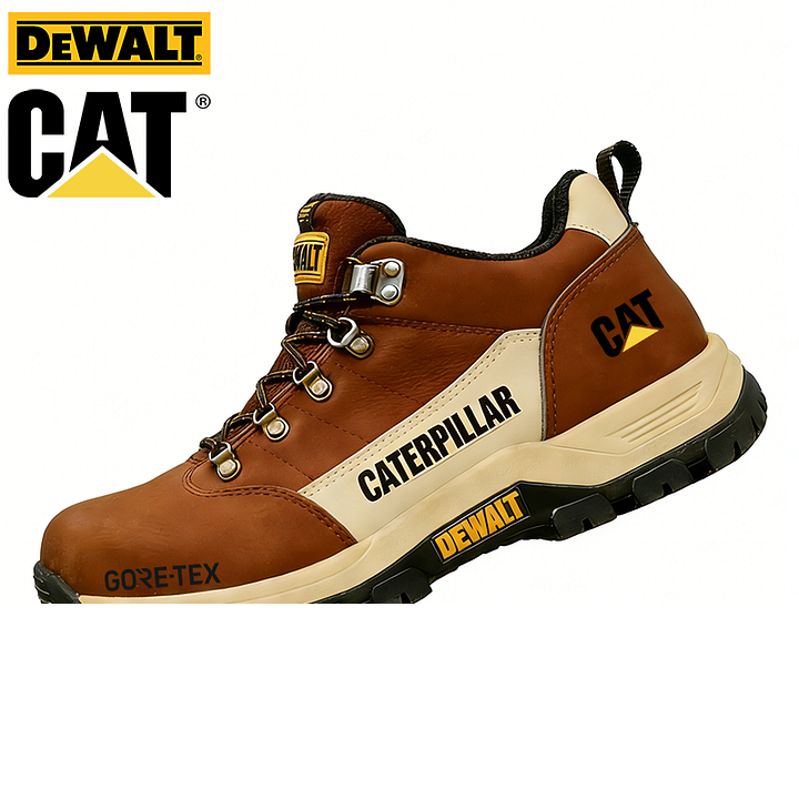 Vízálló és lélegző férfi munka- és túrabakancsok a DEWALT-tól és a CAT®-tól