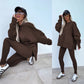 Kényelmes oversize pulóver és leggings szett
