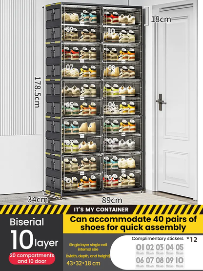 💥Raktáron💥💥(Vásárolja meg most és 7-15 napon belül kézhez kapja)💥💥Hordozható cipőtartó rendszerező💥