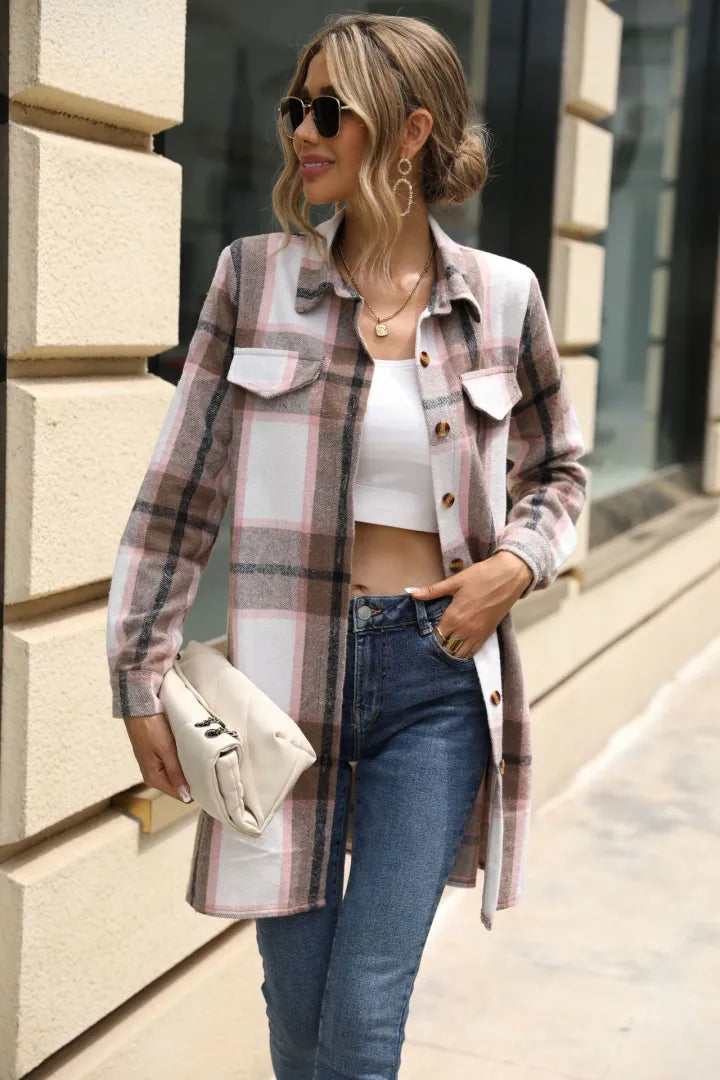 2023 új őszi-téli kockás csíkos ruha, Stílusos és elegáns✨ruha, kötött pulóver, kabát Tetszés szerint cserélünk