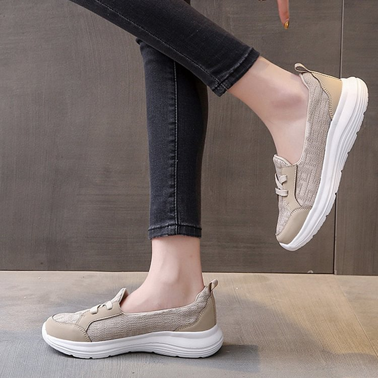 Ortopéd női légáteresztő cipő csúszásgátló Slip On Arch Support