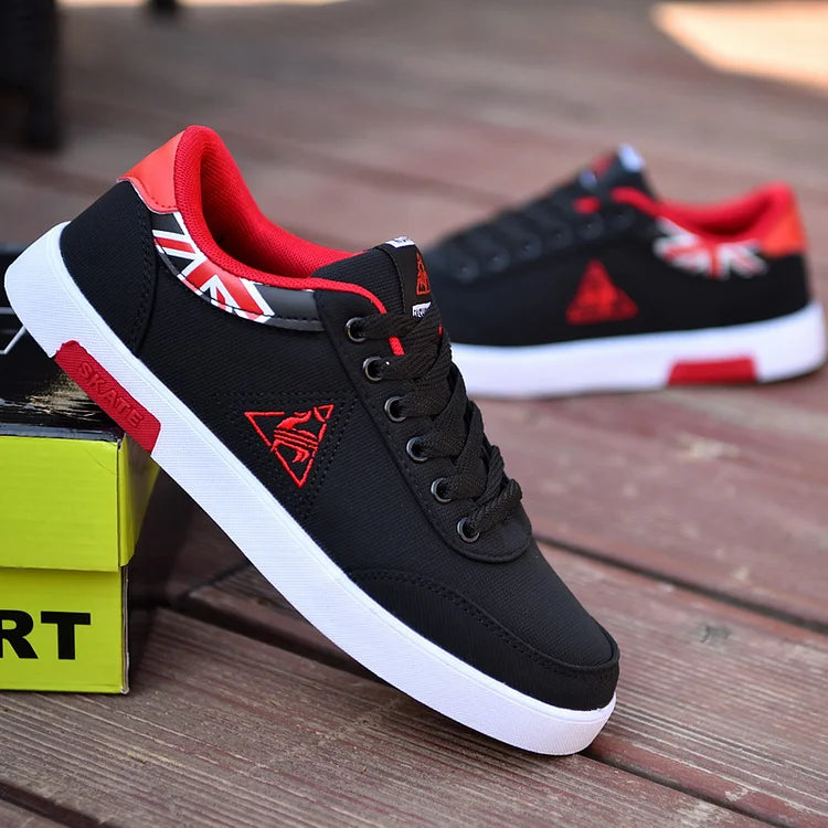 2023-as férfi vászon alkalmi cipő