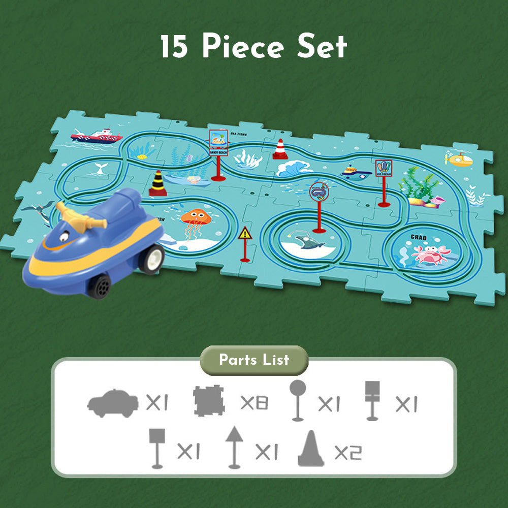 PUZZLERACER™ KIDS AUTÓS PÁLYA KÉSZLET