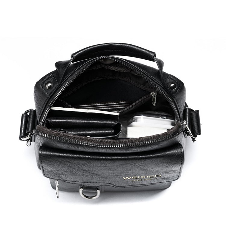 Kézzel készített - Férfi Vintage bőr Crossbody táska
