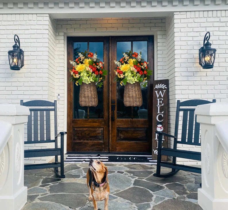 💐VENEC ZA VRATA IZ KOVAČNIKA IN MASLENICE💐 (🎁50% POPUST🎁)