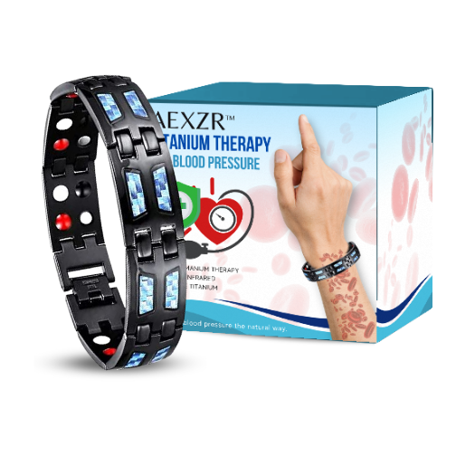 AEXZR™ titánterápiás karkötő – vérnyomáscsökkentő, zsírölő