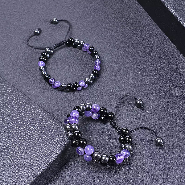 Metaphy DoubleAmethyst gyöngyös karkötő