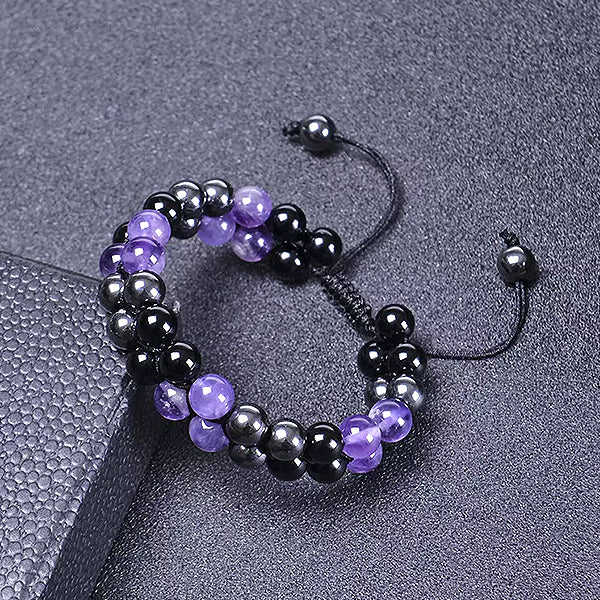 Metaphy DoubleAmethyst gyöngyös karkötő