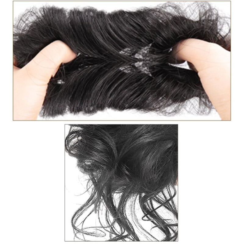 Scrunchie hosszabbítók rendetlen göndör kontyban