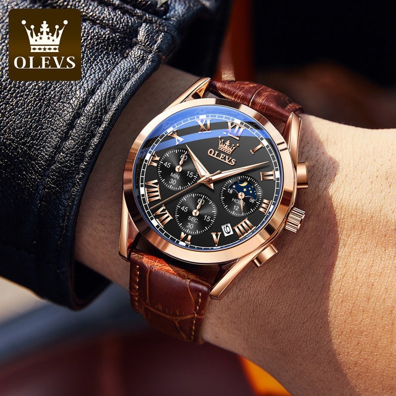 OLEVS® - Klasszikus sportóra [Svájci importált szerkezet] Egyedülálló ⌚